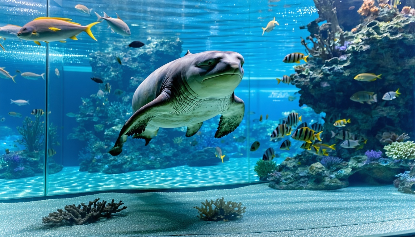 Marine animal encounters at Aquaventure World Dubai